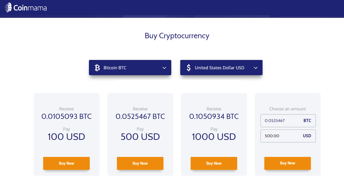 Coinmama Exchange Coinmama Exchange