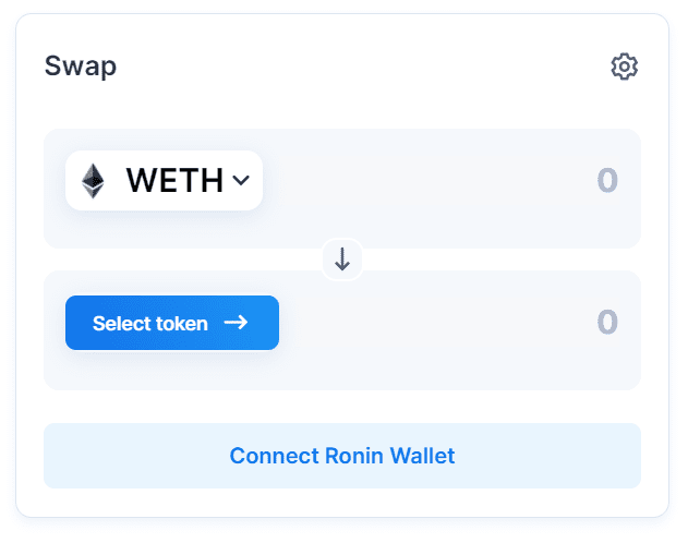O Jogo NFT Axie Infinity Lançou Oficialmente o Katana DEX Interface de troca de token Katana DEX