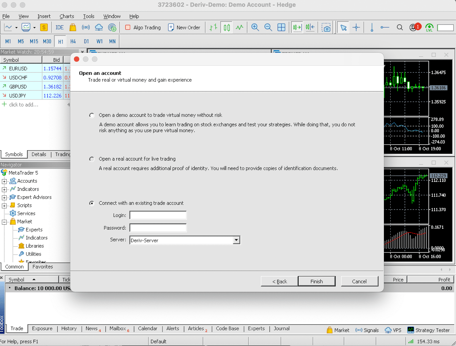 Guia para Deriv MT5 - Plataforma de Negociação CFD 1 Guia para Deriv MT5 - Plataforma de Negociação CFD