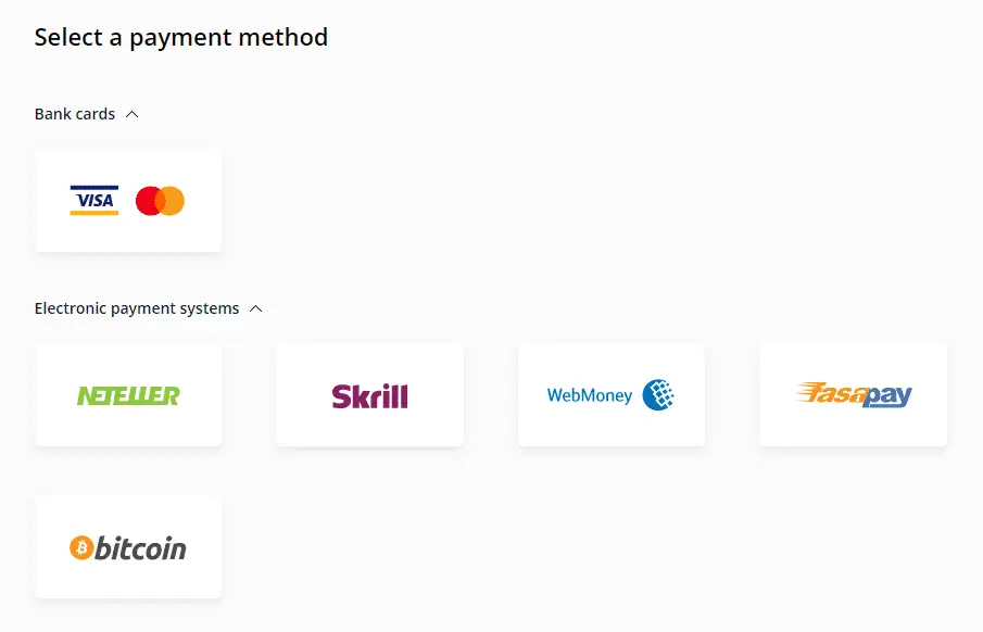 Depósito mínimo de Olymp Trade 4 Depósito mínimo de Olymp Trade