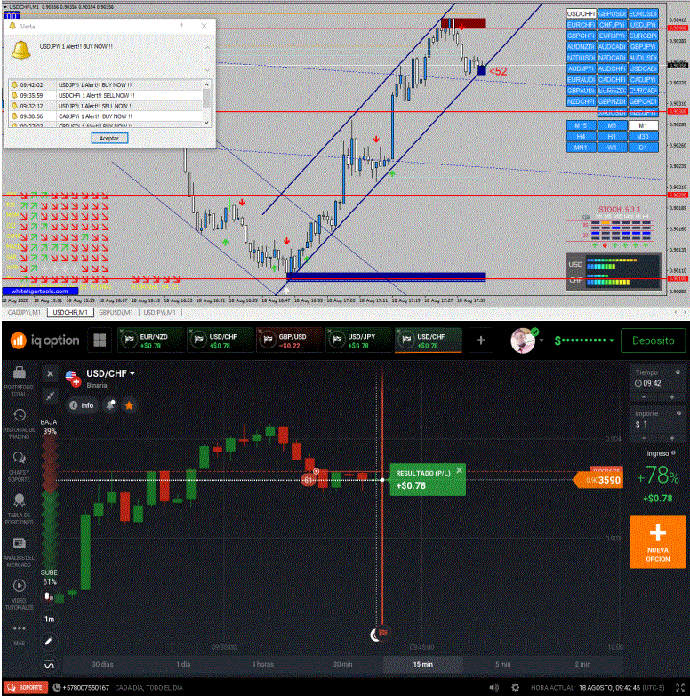 4 Estratégia IQ Option e Exnova: 1-5 Minutos