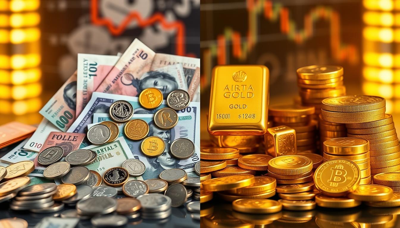 Moeda fiduciária vs. padrão ouro Moeda fiduciária vs. padrão ouro