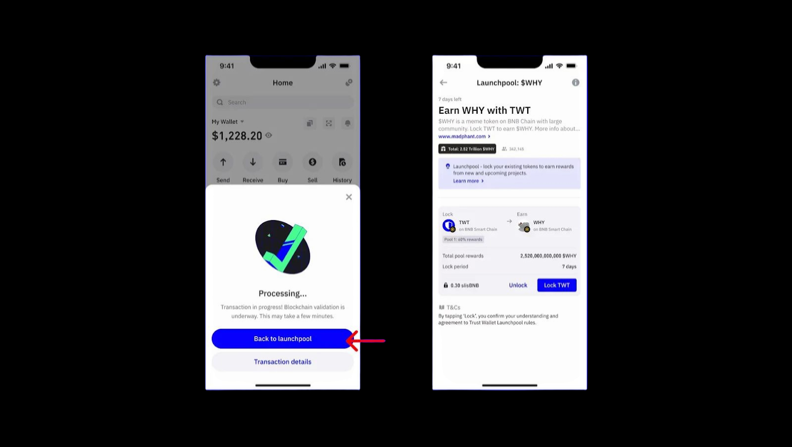 Entendendo o First Trust Wallet Launchpool 7 Entendendo o First Trust Wallet Launchpool