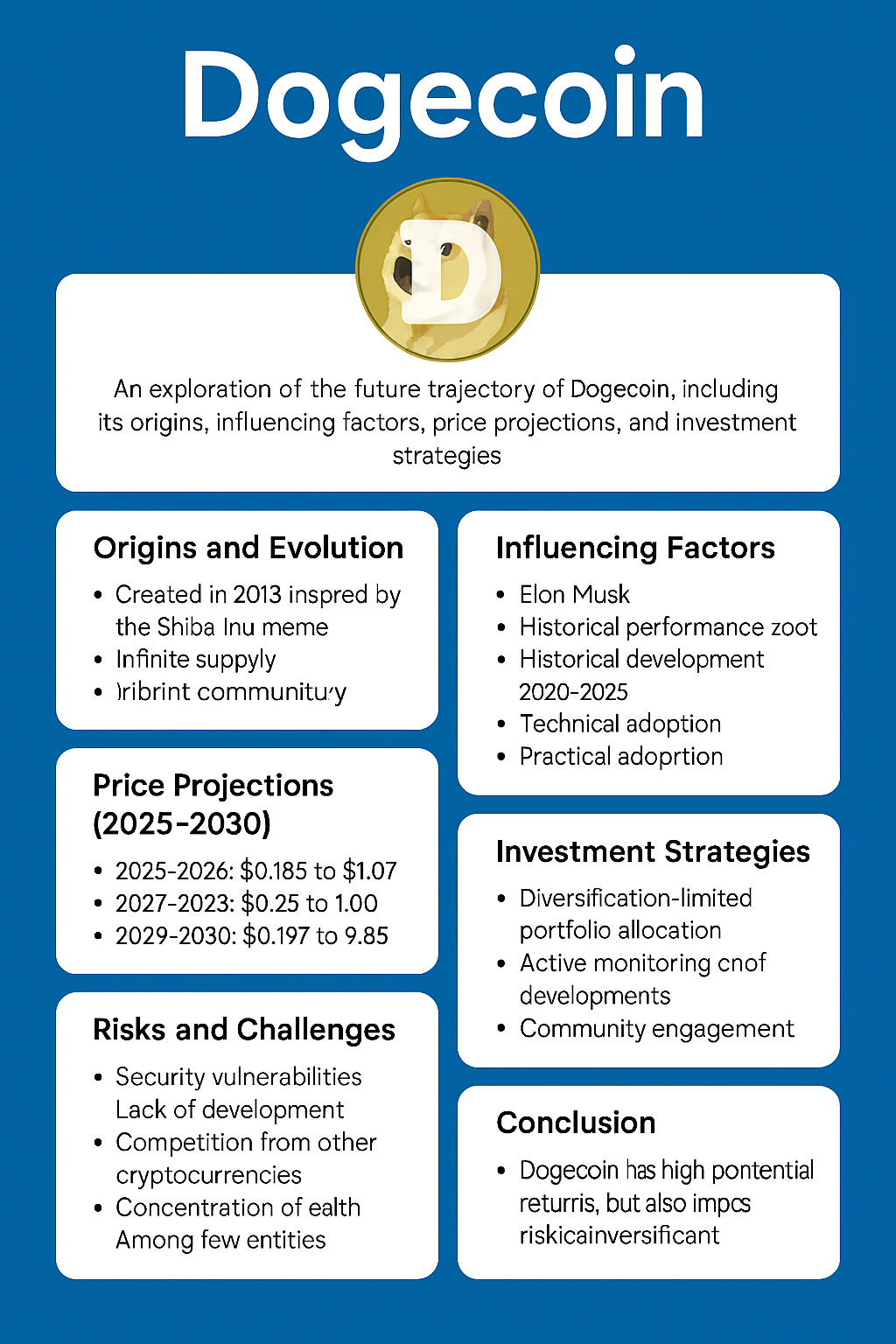 Projeção de preço Dogecoin até 2030 2 Projeção de preço Dogecoin até 2030