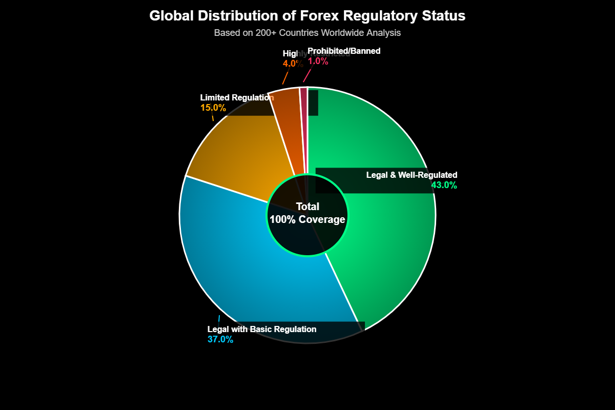 Forex é Legal? Realidade Global do Mercado Cambial 3 O forex é legal em todos os países do mundo