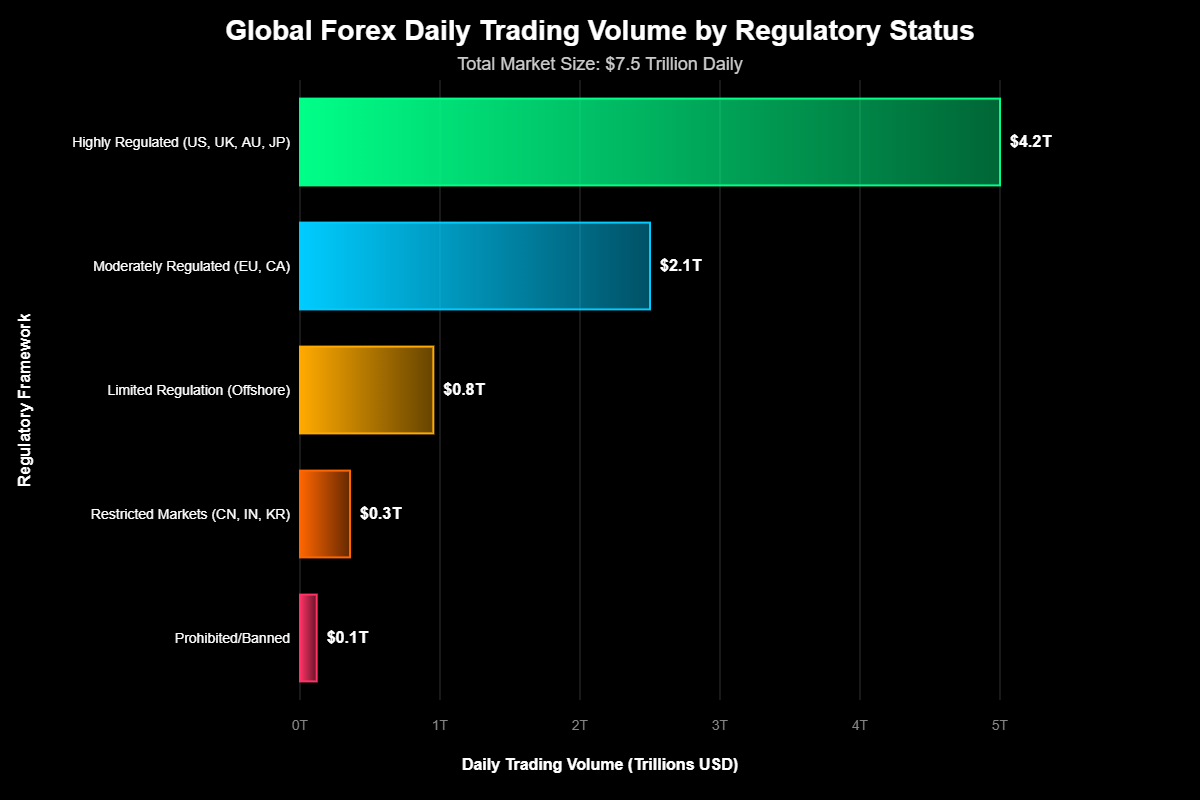 Forex é Legal? Realidade Global do Mercado Cambial 2 O forex é legal em todos os países do mundo