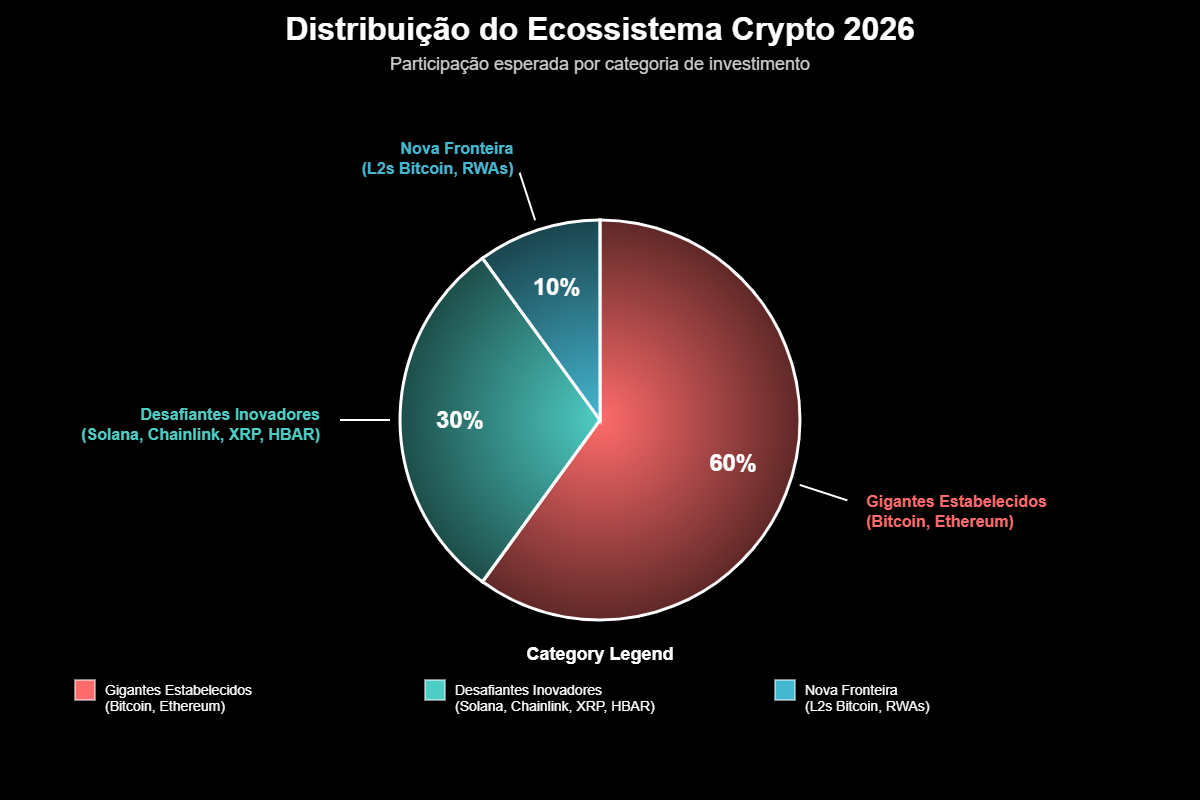 Criptomoedas Promissoras para 2026: o Mapa do Próximo Ciclo 2 Vamos desdobrar os três pilares que sustentam o cenário para 2026: a clareza regulatória que se torna cada vez mais uma certeza, a integração tecnológica profunda que conecta o mundo cripto à economia real, e a entrada definitiva do capital institucional, que busca não apenas exposição, mas participação ativa na construção desta nova classe de ativos