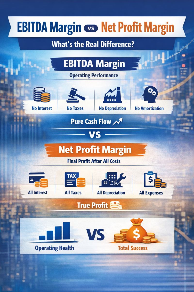 Qual a Diferença Entre Margem EBITDA e Margem Líquida 1 Qual a Diferença Entre Margem EBITDA e Margem Líquida