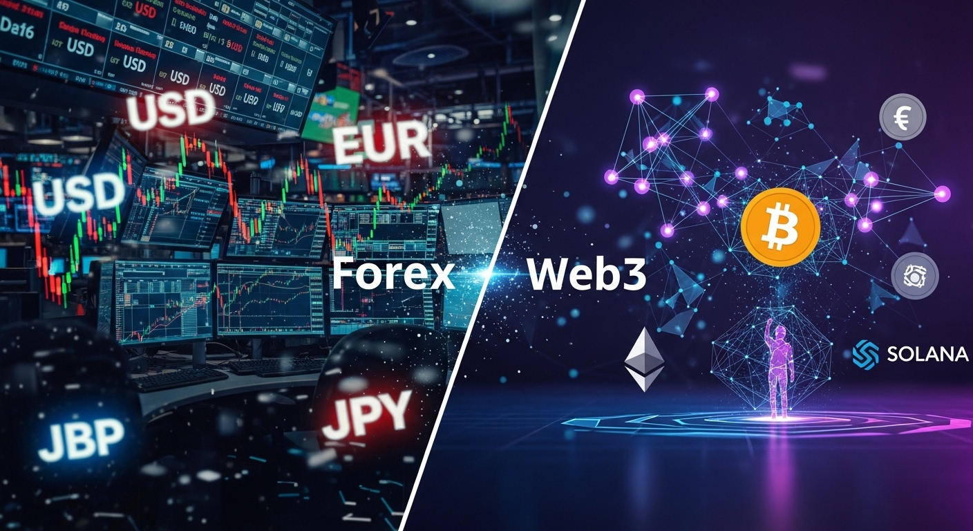 Como a Web3 Descentraliza o Mercado Forex