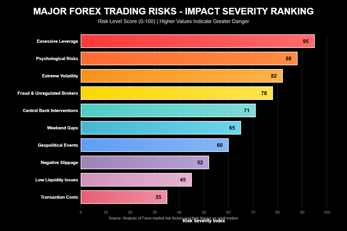 Quais os Principais Riscos no Trading de Forex